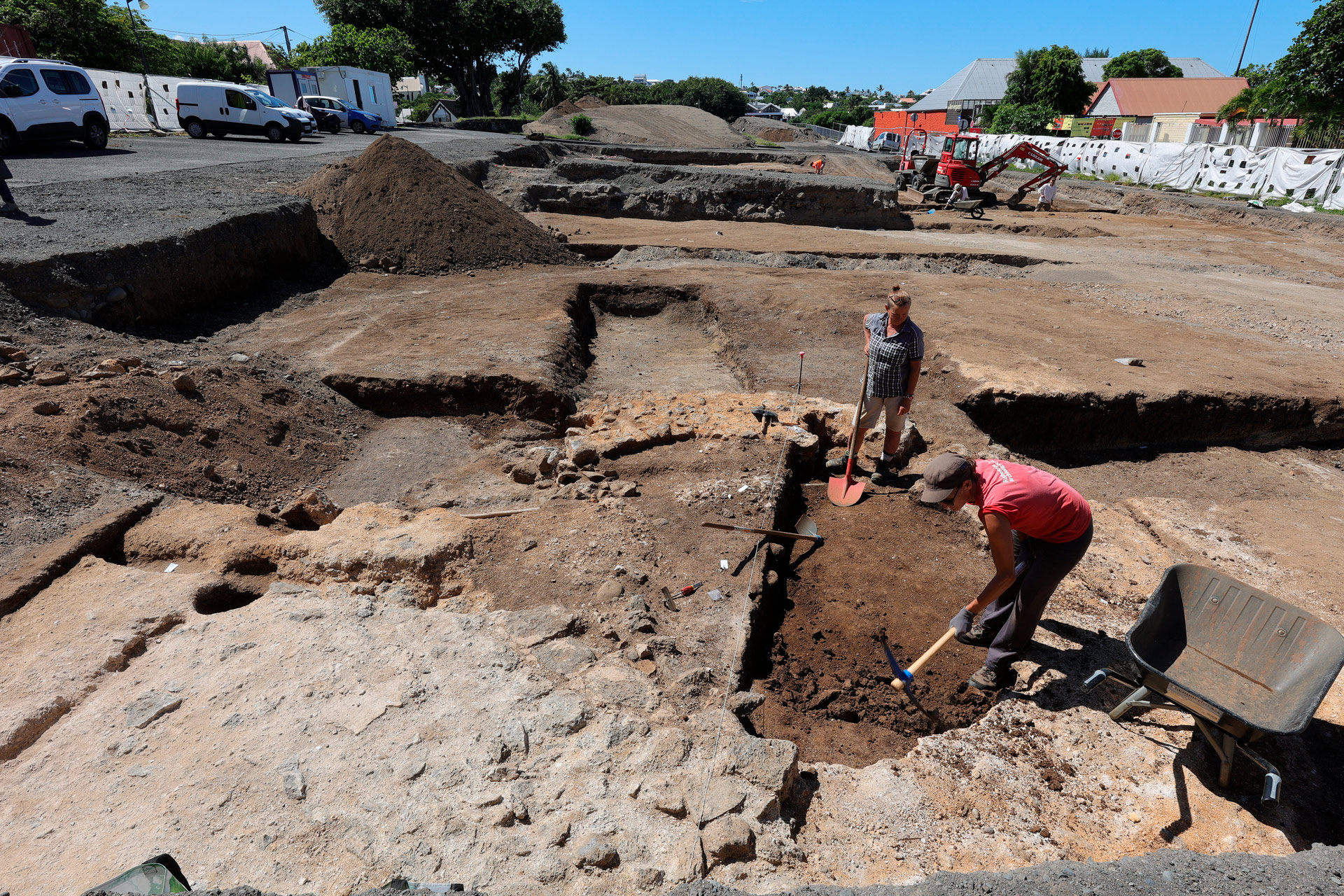 Fouille archéologique préventive à Saint-Pierre