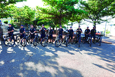 La brigade mixte de police à vélo se modernise