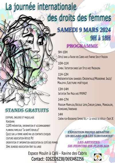 Journée des droits des femmes 2024 - Ravine des Cabris