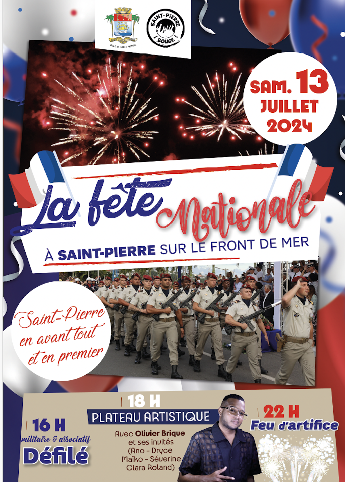 FETE DU 14 JUILLET AFFICHE