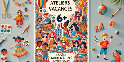 Ateliers vacances Juillet Août 2024 du Moulin à café