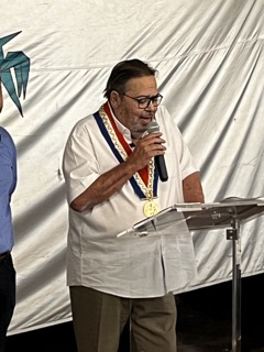 Michel Fontaine 2024 avec echarpe