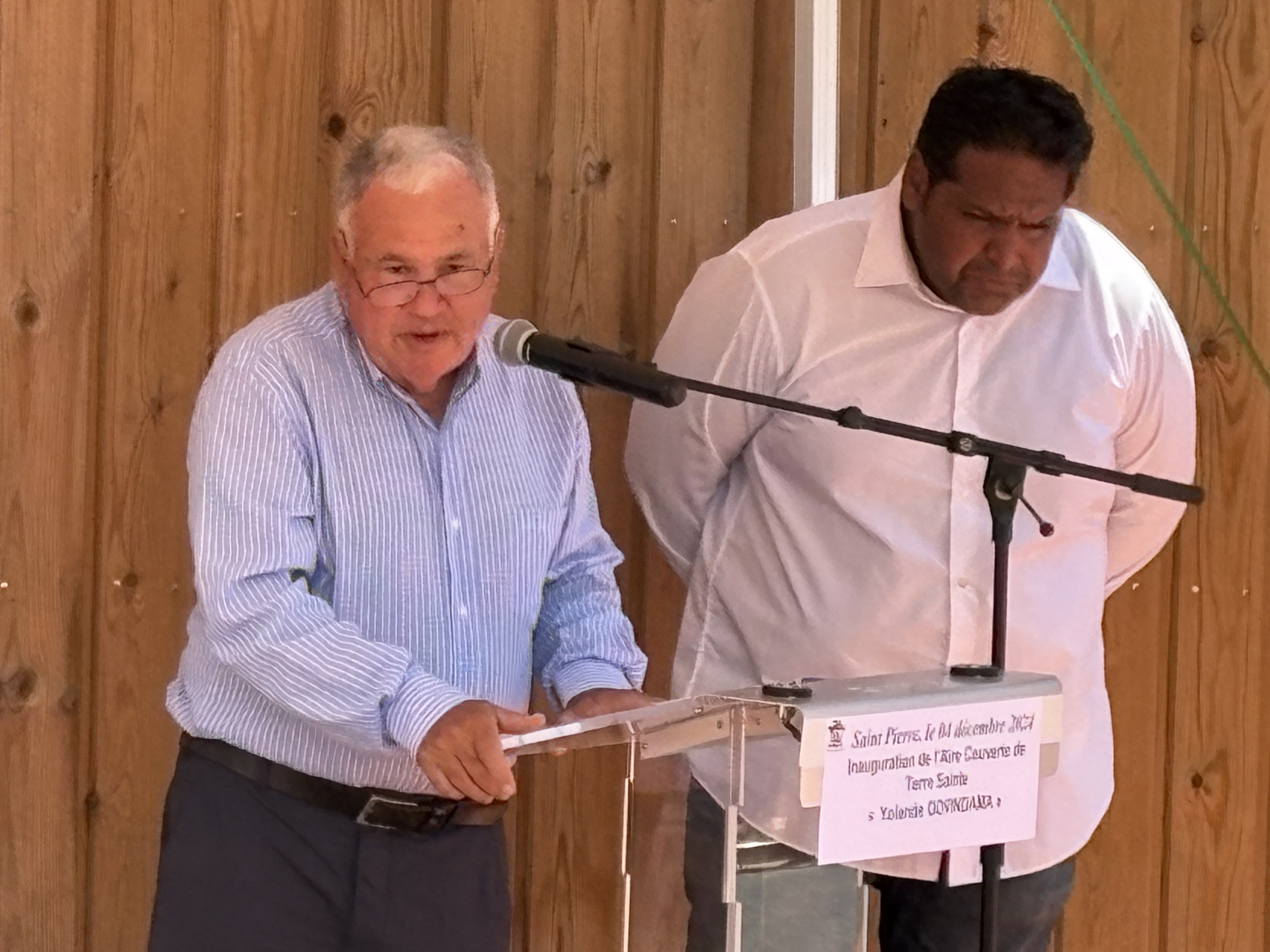 Aire couverte inauguration Yolande Govindama