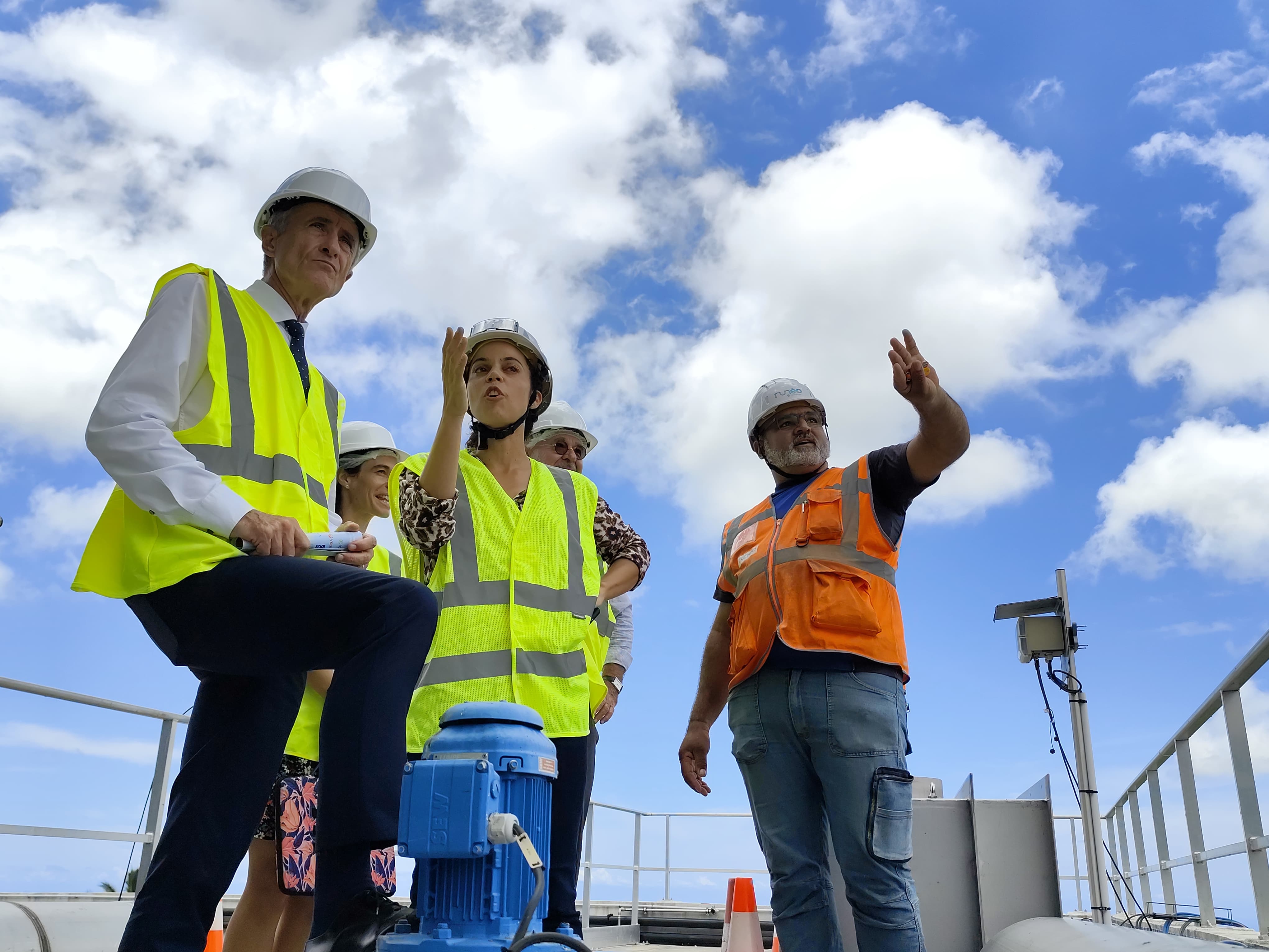 Le préfet de la Réunion Patrice LATRON en visite sur la commune