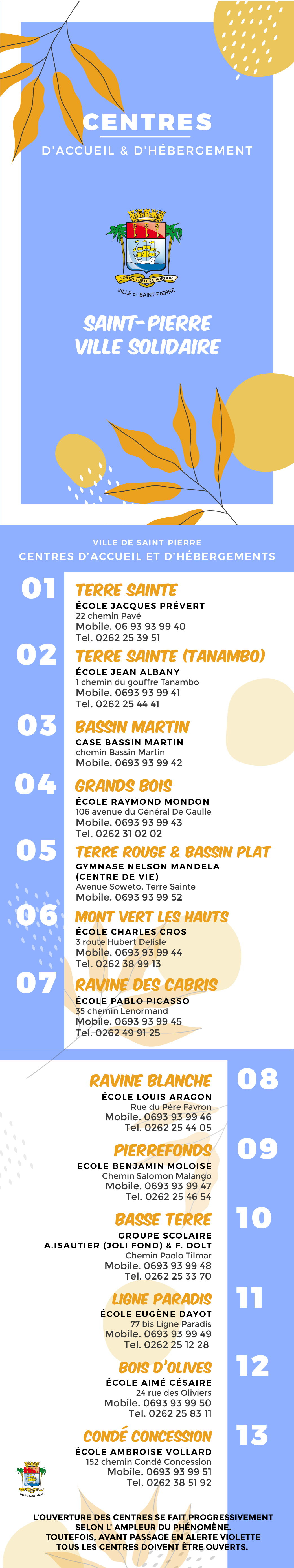 centre d'hébergement cyclone