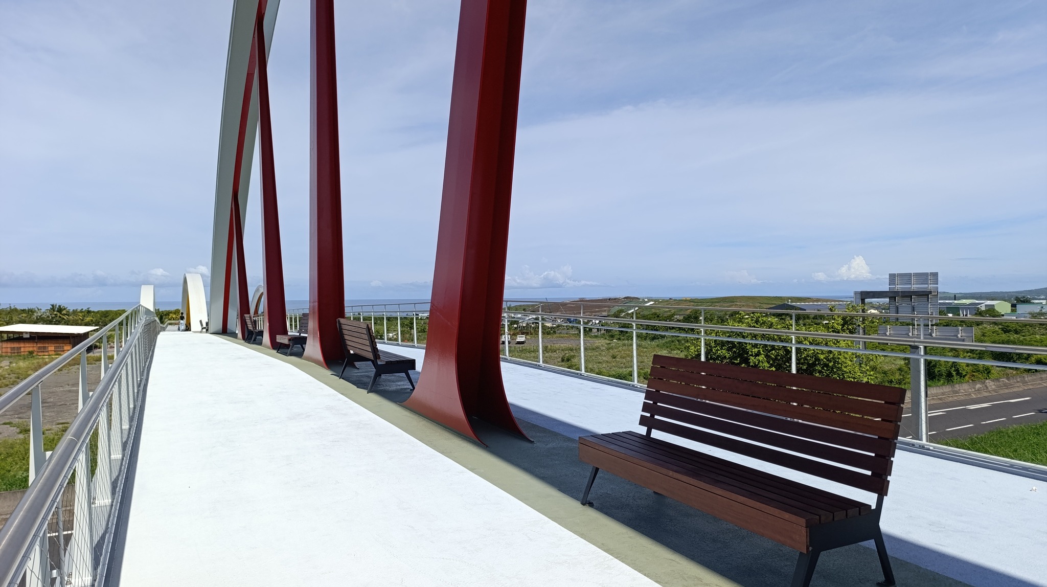 Ouverture de la passerelle piétons de Pierrefonds