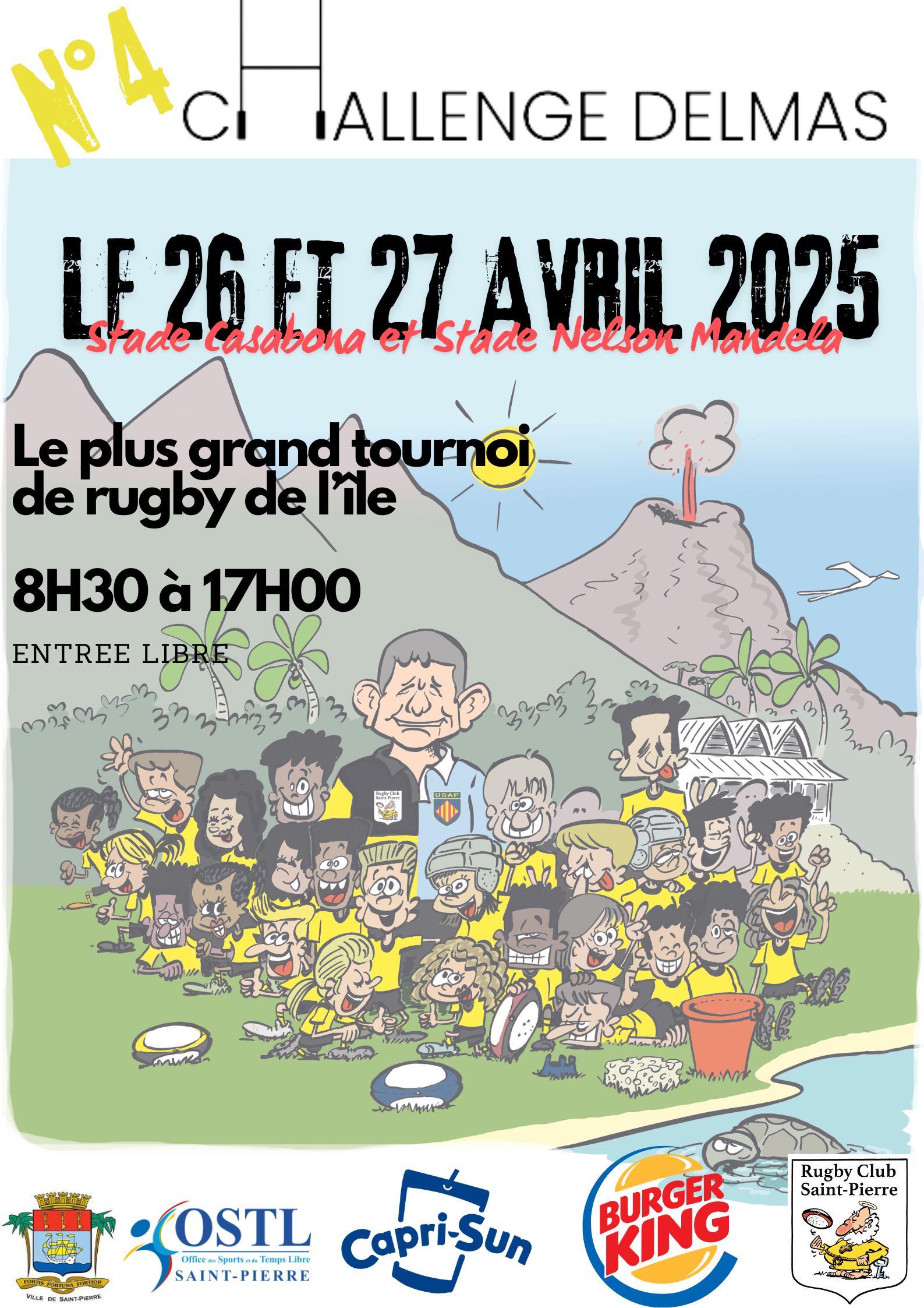 Le Challenge Delmas revient pour une 4e édition les 26 et 27 avril 2025 à Saint-Pierre !