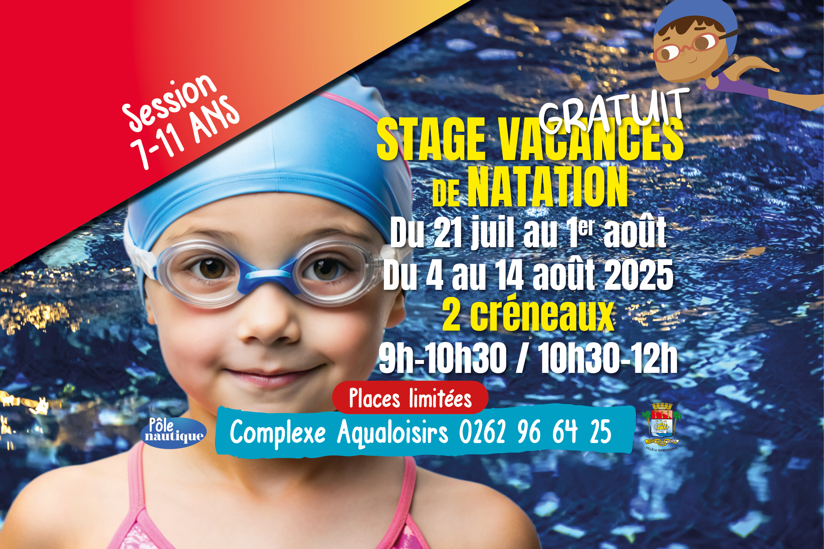 Stage Vacances de Natation 