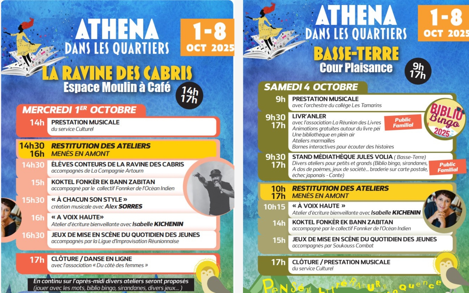 Athéna 2025 dans les quartiers