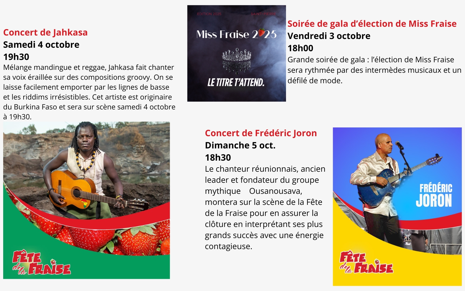 Fête de la fraise 2025