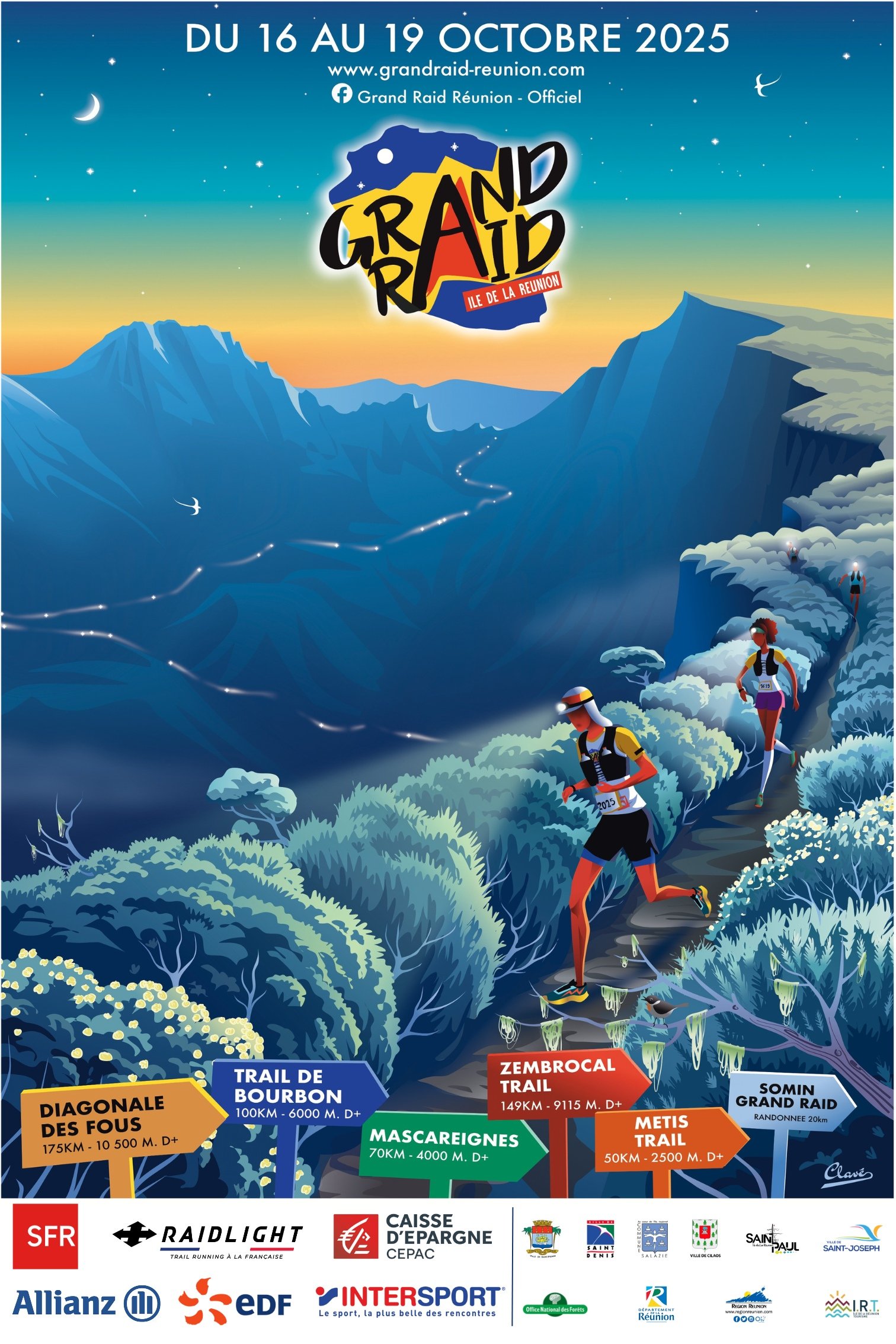 Circulation et parkings Grand Raid 2025