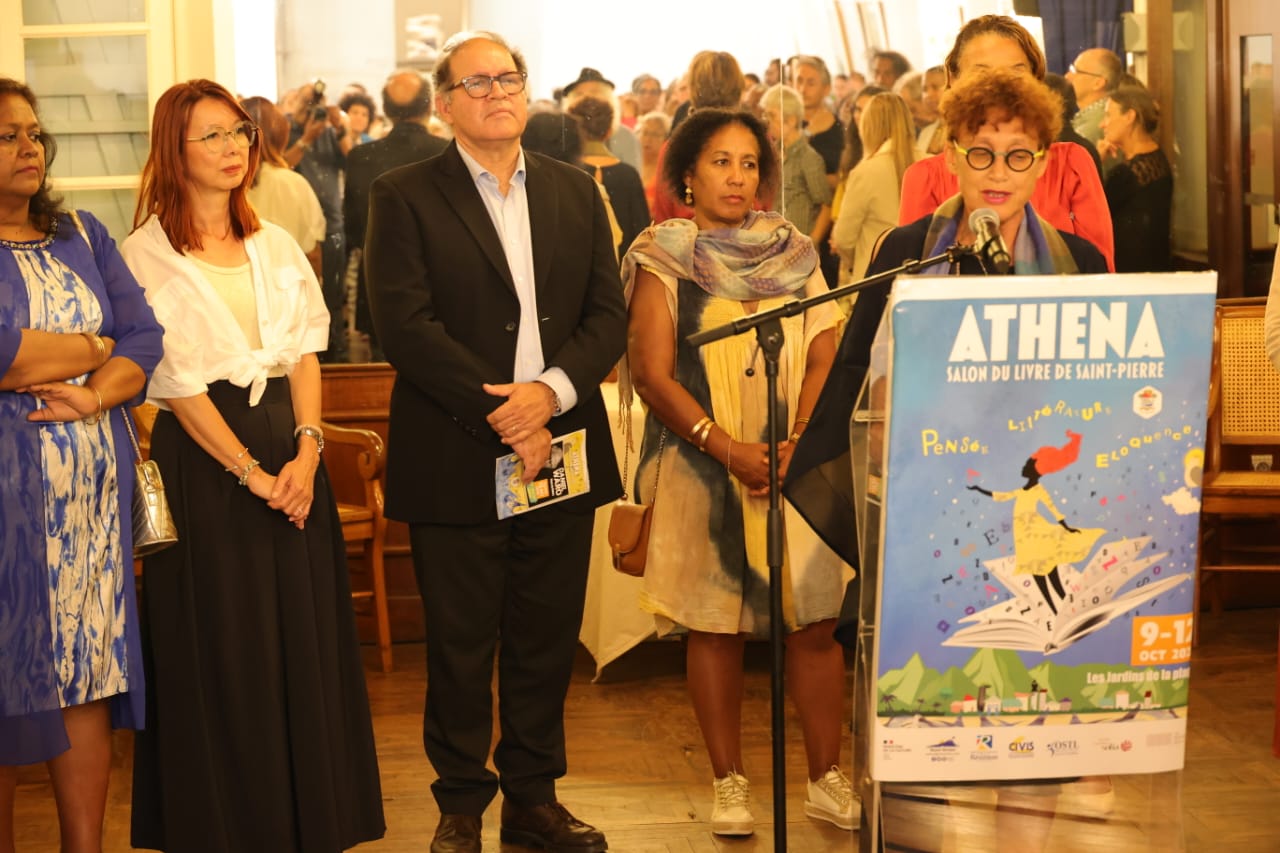 soirée d'ouverture du salon du livre ATHENA 2025