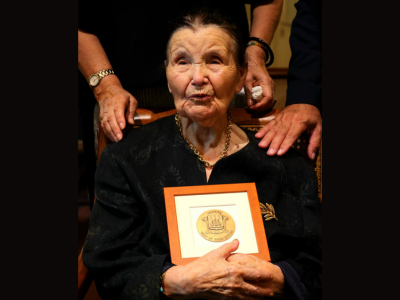 Marie-Aurore SAVIGNY vient de fêter ses 105 ans