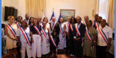 Installation du nouveau conseil municipal à Saint-Pierre