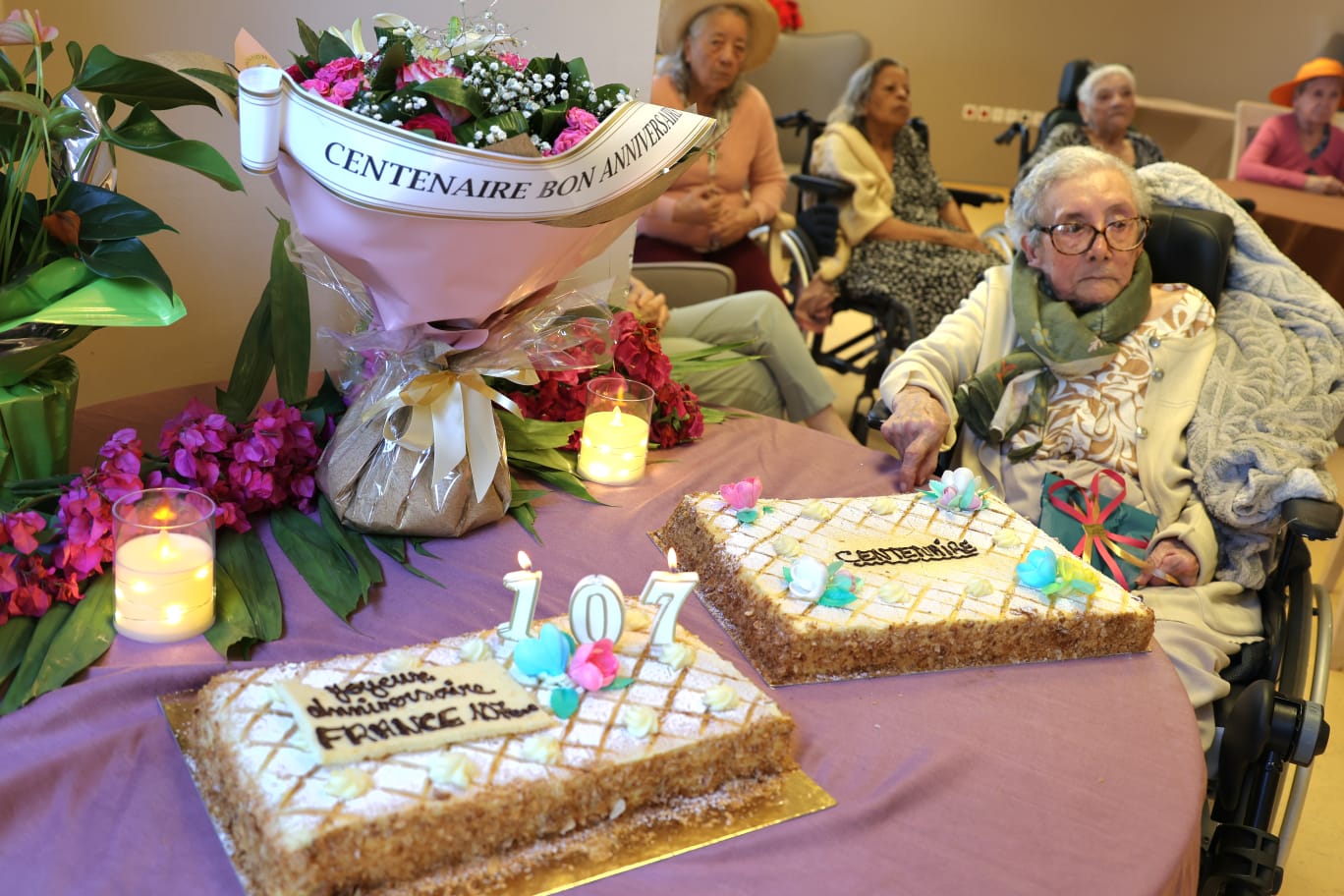 Les 107 ans de Marie France AMILLARD