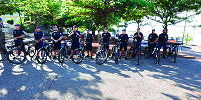 La brigade mixte de police à vélo se modernise