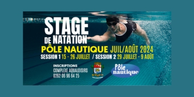 Stage de natation Juillet/Août 2024