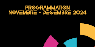 Au programme du centre d'art de Novembre à Décembre 2024