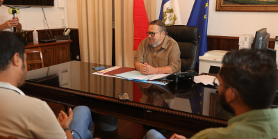 Réception des représentants de l'association des commerçants du centre-ville de Saint-Pierre