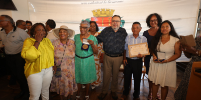 Remise de la médaille d'honneur de la ville