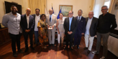 Philippe Diallo, président de la Fédération Française de Football (FFF) à Saint-Pierre