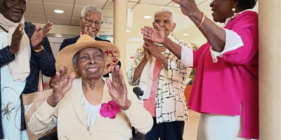 Madame Marie Louise BOUVILLON fête ses 105 ans