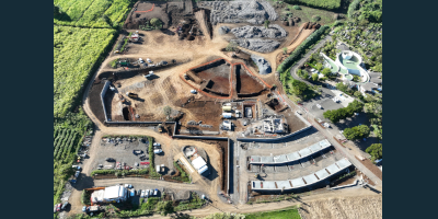 Construction d'un cimetière paysager à la Ligne Paradis