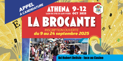 Appel à candidature – La Brocante du Salon du Livre ATHENA