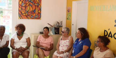 Journée nationale de lutte contre les violences – Une action symbolique au stade Michel Volnay