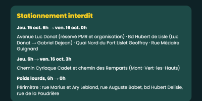  Circulation et stationnement règlementés lors du Grand Raid 2026