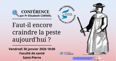 conférence - faut-il encore craindre la peste aujourd'hui ? 